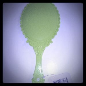 Green Decorative Handheld Mirror